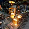 Industriearbeiter in Giesserei // foundry industry employees